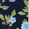 Dark Blue Multi Tropical Floral Double Brushed Jersey Knit Fabric By the Yard